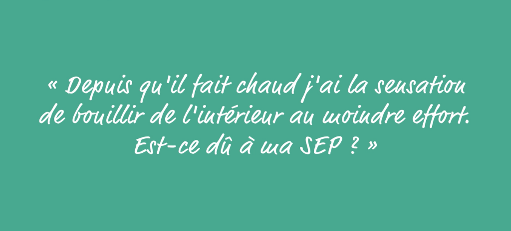 comment gérer les périodes de chaleur avec une sclérose en plaques